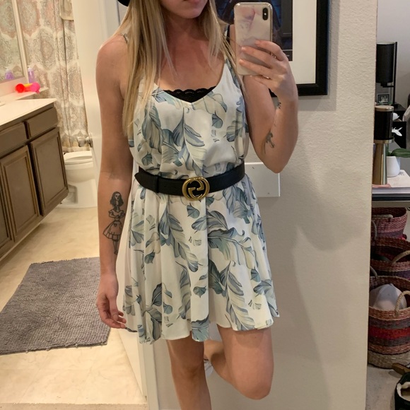 Show me your mumu circus mini dress banana leaf M - Picture 2 of 7